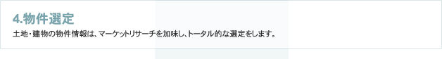 4.物件選定